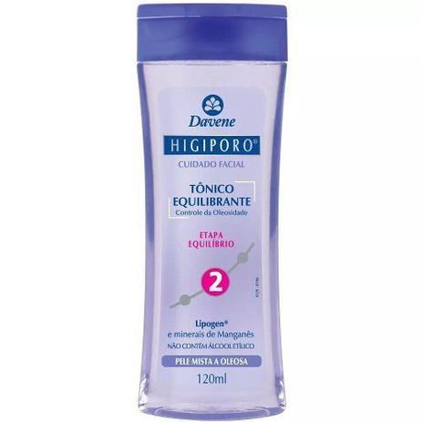 Davene Higiporo Pele Mista A Oleosa Tônico 120ml (Kit C/06) Menor preço em Davene Higiporo Pele Mista A Oleosa Tônico 120ml (Kit C/06)