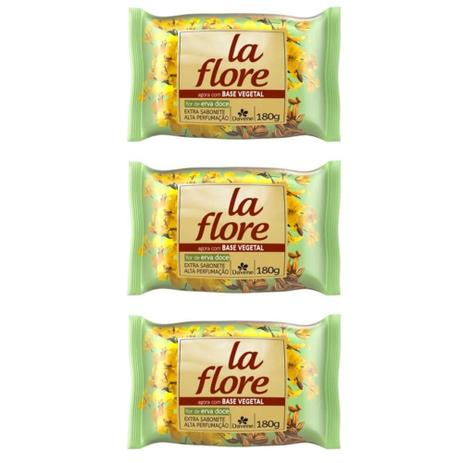 Davene La Flore Erva Doce Sabonete 180g (Kit C/03) Menor preço em Davene La Flore Erva Doce Sabonete 180g (Kit C/03)