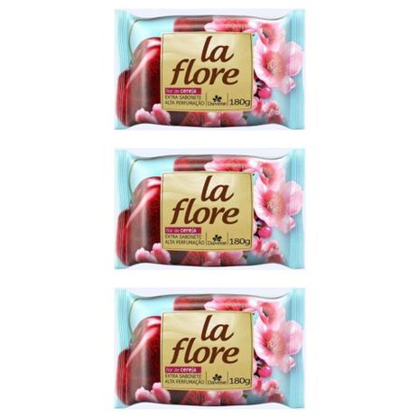Davene La Flore Flor De Cereja Sabonete 180g (Kit C/03) Menor preço em Davene La Flore Flor De Cereja Sabonete 180g (Kit C/03)
