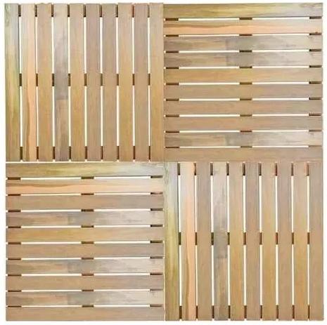 Deck de Madeira 50x50 cm - Kit 4 Decks - Artes paineis Menor preço em Deck de Madeira 50x50 cm - Kit 4 Decks - Artes paineis