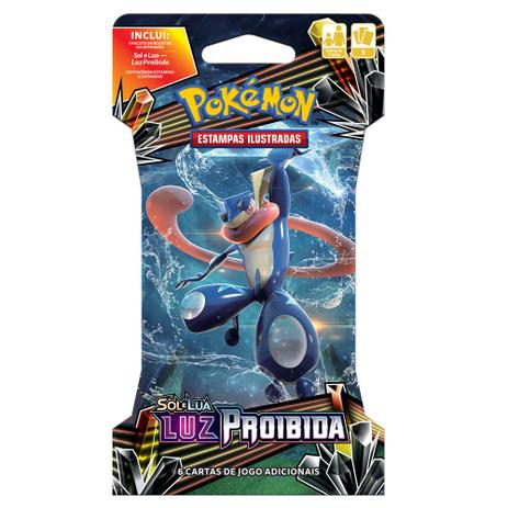 Deck Pokémon - Blister Unitário - Luz Proibida - Greninja-GX - Copag Menor preço em Deck Pokémon - Blister Unitário - Luz Proibida - Greninja-GX - Copag