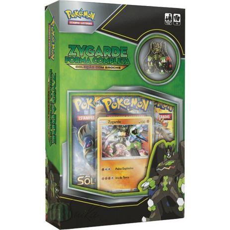 Deck Pokémon - Box - Pokémon Sol e Lua - Zygarde Forma Completa - Copag Menor preço em Deck Pokémon - Box - Pokémon Sol e Lua - Zygarde Forma Completa - Copag
