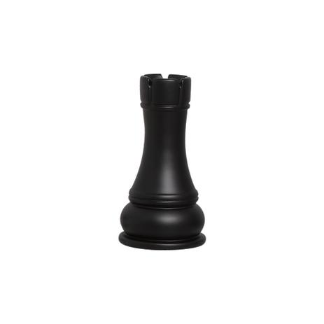 Decoração de Sala Peça de Xadrez Grande Torre Preto Fosco - Joelma Decorações é boa?