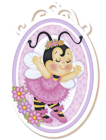 Decoupage Aplique em Papel e MDF Abelhinha Bailarina APM20-035 - Litoarte Menor preço em Decoupage Aplique em Papel e MDF Abelhinha Bailarina APM20-035 - Litoarte