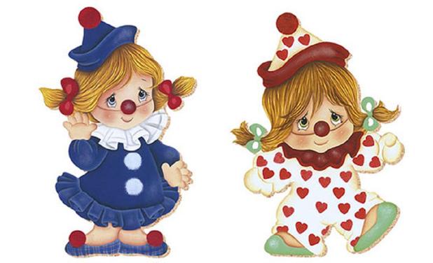 Menor preço em Decoupage Aplique em Papel e MDF Palhaços APM3-058 - Litoarte