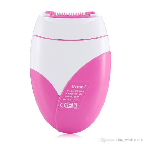 Depilador Feminino Kemei Elétrico Recarregável Aparador Pelos 189A Menor preço em Depilador Feminino Kemei Elétrico Recarregável Aparador Pelos 189A