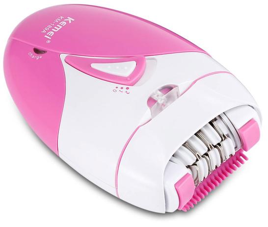 Depilador Kemei Feminino Elétrico Recarregável Aparador Pelos 189A Menor preço em Depilador Kemei Feminino Elétrico Recarregável Aparador Pelos 189A