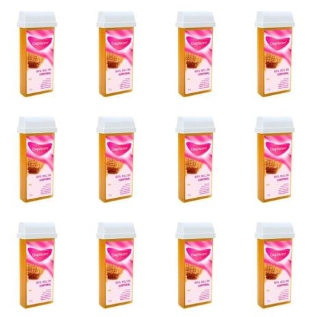 Depilsam Mel Cera Depilatória Corporal Refil 100g (Kit C/12) Menor preço em Depilsam Mel Cera Depilatória Corporal Refil 100g (Kit C/12)