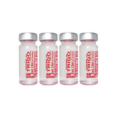 Dermabel Germe De Trigo Vitamina Capilar 4x2,8ml Menor preço em Dermabel Germe De Trigo Vitamina Capilar 4x2,8ml