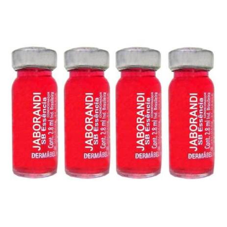 Dermabel Jaborandi Vitamina Capilar 4x2,8ml Menor preço em Dermabel Jaborandi Vitamina Capilar 4x2,8ml