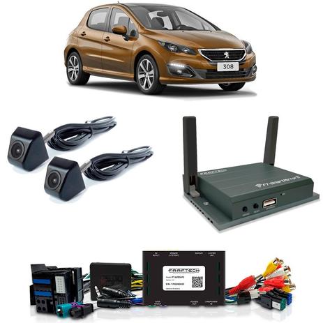 Desbloqueio De Multimidia com Espelhamento Camera de Re e Frontal Peugeot 308 2016 a 2018 - Faaftech Menor preço em Desbloqueio De Multimidia com Espelhamento Camera de Re e Frontal Peugeot 308 2016 a 2018 - Faaftech