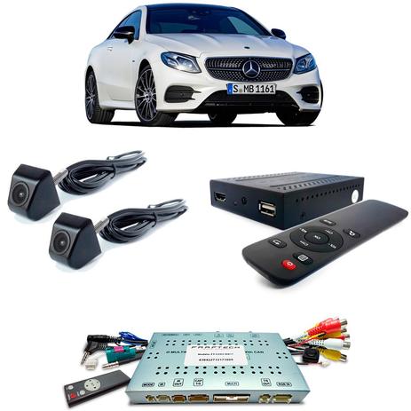Desbloqueio De Multimidia com TV Full HD Camera de Re e Frontal Mercedes Classe E 2017 a 2018 - Faaftech Menor preço em Desbloqueio De Multimidia com TV Full HD Camera de Re e Frontal Mercedes Classe E 2017 a 2018 - Faaftech