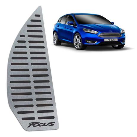 Descanso De Pé Aço Inox Focus 2014/2019 Preto - Jr Menor preço em Descanso De Pé Aço Inox Focus 2014/2019 Preto - Jr