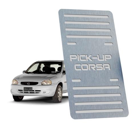 Descanso de pé chevrolet pick-up corsa 100 aço inox - 3r acessórios Menor preço em Descanso de pé chevrolet pick-up corsa 100 aço inox - 3r acessórios