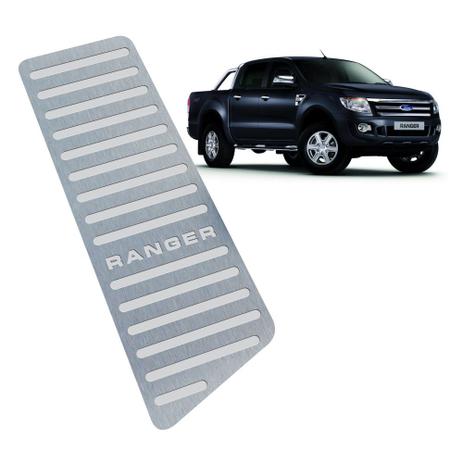 Descanso de pé ford ranger 2013 até 2019 aço inox - 3r acessorios Menor preço em Descanso de pé ford ranger 2013 até 2019 aço inox - 3r acessorios