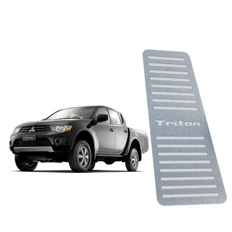 Descanso de pé mitsubishi l200 triton 2010 até 2016 aço inox - 3r acessorios Menor preço em Descanso de pé mitsubishi l200 triton 2010 até 2016 aço inox - 3r acessorios