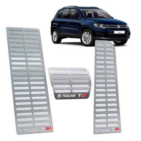 Descanso De Pé + Pedaleira Vw Tiguan Tsi 2012/2017 SI Prata - Jr Menor preço em Descanso De Pé + Pedaleira Vw Tiguan Tsi 2012/2017 SI Prata - Jr
