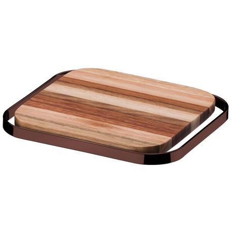 Descanso Panela Quente Amadeirado 18cm x 16cm Aço Carbono - Future é boa?