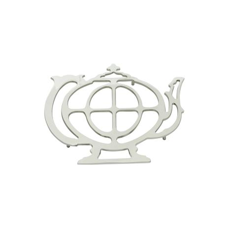 Descanso para panela em zamac Lyor Teapot 21cm Menor preço em Descanso para panela em zamac Lyor Teapot 21cm