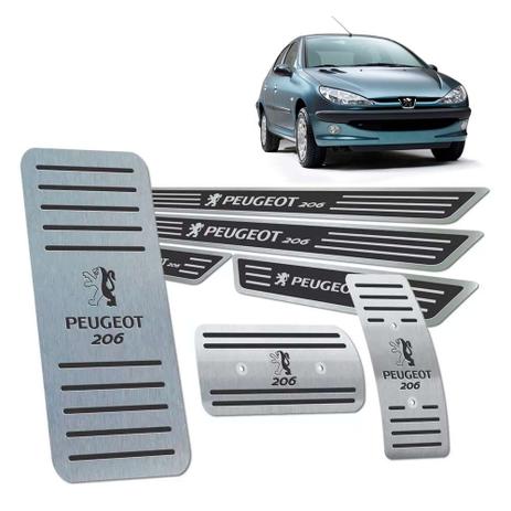 Descanso Pedaleira Automático Soleira Peugeot 206 1999/2010 - Jr Menor preço em Descanso Pedaleira Automático Soleira Peugeot 206 1999/2010 - Jr