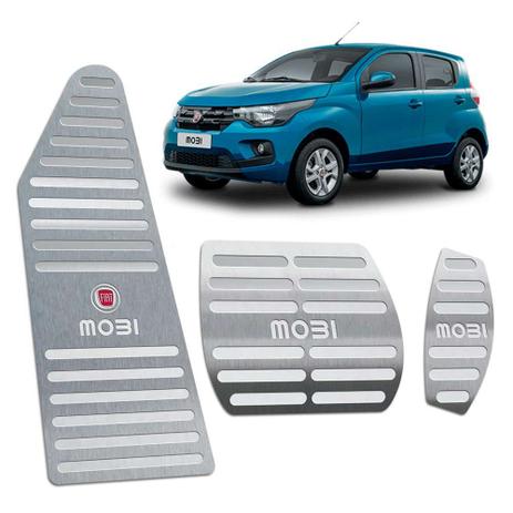 Descanso Pedaleira Mobi 2017/2019 Automático Prata - Jr Menor preço em Descanso Pedaleira Mobi 2017/2019 Automático Prata - Jr