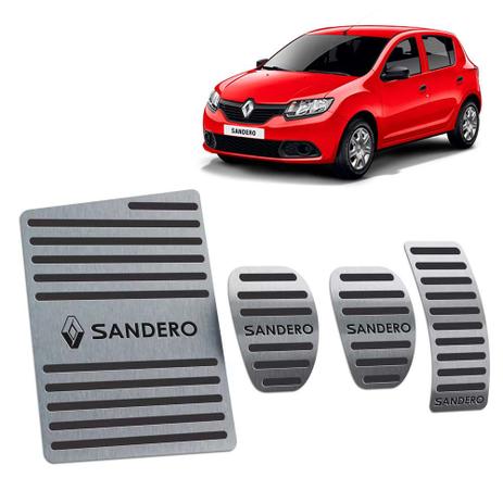 Descanso + Pedaleira Sandero 2014/2019 Manual Preto - Jr Menor preço em Descanso + Pedaleira Sandero 2014/2019 Manual Preto - Jr