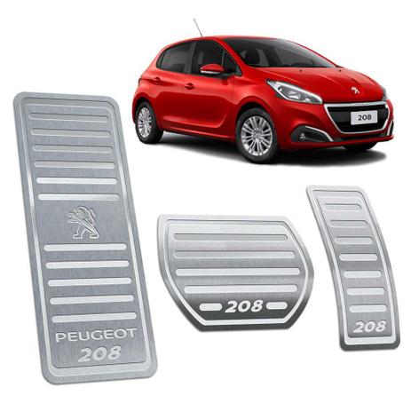 Descanso + Pedaleiras Inox 208 2014/2019 Automático Prata - Jr Menor preço em Descanso + Pedaleiras Inox 208 2014/2019 Automático Prata - Jr