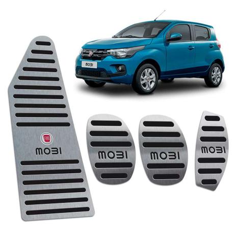 Descanso + Pedaleiras Mobi 2017/2019 Manual Preto - Jr Menor preço em Descanso + Pedaleiras Mobi 2017/2019 Manual Preto - Jr