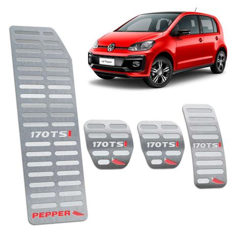 Descanso + Pedaleiras Up Pepper Tsi 2018/2020 Prata - Jr Menor preço em Descanso + Pedaleiras Up Pepper Tsi 2018/2020 Prata - Jr