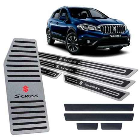 Descanso Soleira Vinil Suzuki S-cross 2017/2019 Preto Relevo - Jr Menor preço em Descanso Soleira Vinil Suzuki S-cross 2017/2019 Preto Relevo - Jr