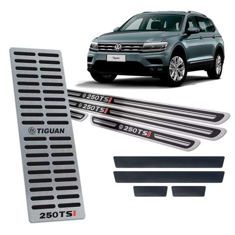 Descanso Soleira Vinil Tiguan 250 Tsi 2018/2020 Preto Relevo - Jr Menor preço em Descanso Soleira Vinil Tiguan 250 Tsi 2018/2020 Preto Relevo - Jr