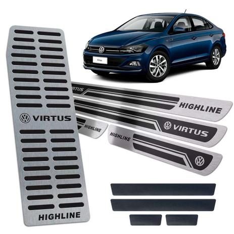 Descanso Soleira Vinil Virtus Highline 2018/20 Preto Relevo - Jr Menor preço em Descanso Soleira Vinil Virtus Highline 2018/20 Preto Relevo - Jr