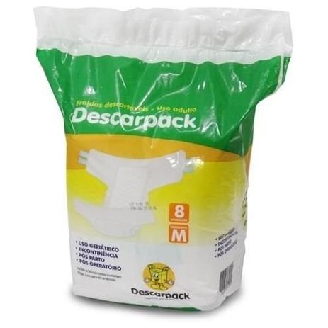Descarpack Fralda Geriátrica M C/8 (Kit C/03) Menor preço em Descarpack Fralda Geriátrica M C/8 (Kit C/03)