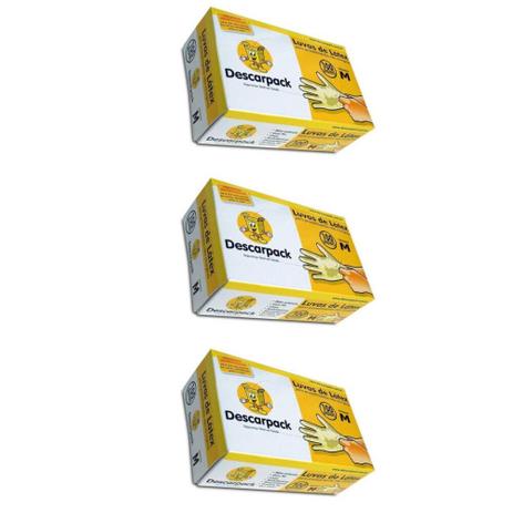 Descarpack Luvas P/ Procedimentos M C/100 (Kit C/03) Menor preço em Descarpack Luvas P/ Procedimentos M C/100 (Kit C/03)