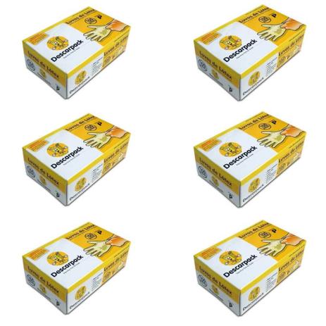 Descarpack Luvas P/ Procedimentos P C/100 (Kit C/06) Menor preço em Descarpack Luvas P/ Procedimentos P C/100 (Kit C/06)