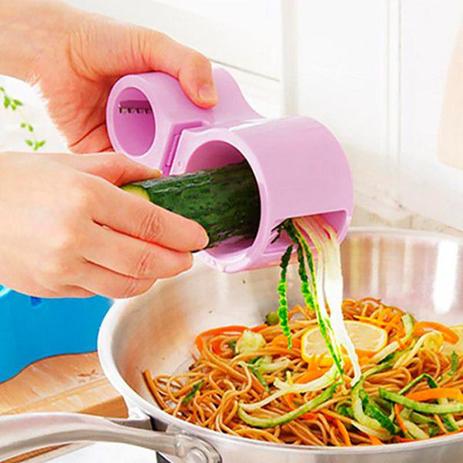 Descascador Aspiral De Vegetais - Spiral Cutter + Amolador de facas é ruim? Descascador Aspiral De Vegetais - Spiral Cutter + Amolador de facas é boa?