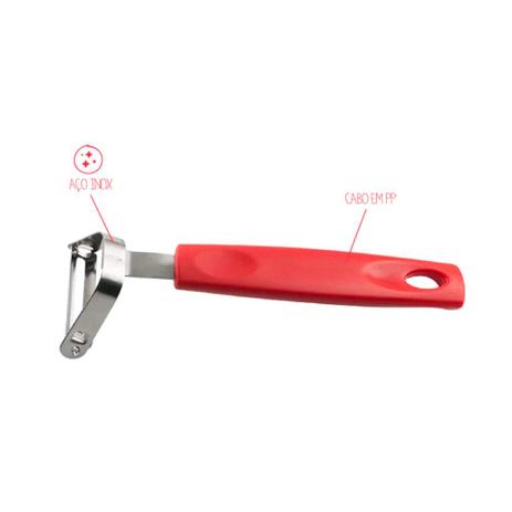 Descascador de Legumes Lâmina Asti 17 cm Vermelho - Brinox é boa?