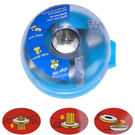 Descascador e Debulhador de Milhos Corn Kerneler Azul CBRN03051 - Commerce brasil é boa?
