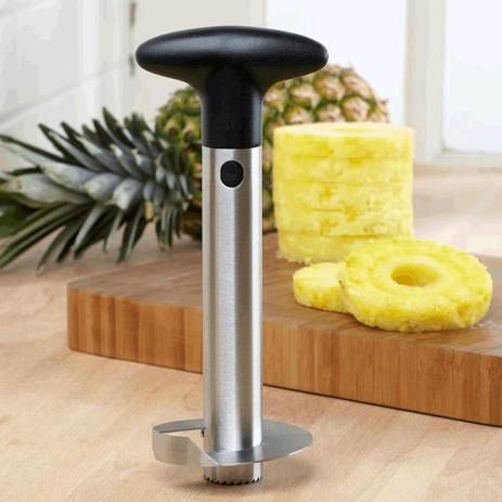 Descascador Fatiador De Abacaxi Em Aço Inox Espiral CBR03402 - Commerce brasil Menor preço em Descascador Fatiador De Abacaxi Em Aço Inox Espiral CBR03402 - Commerce brasil