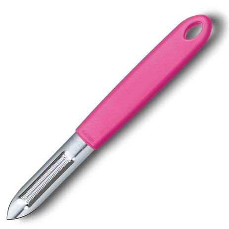 Descascador Suíço Serrilhado Duplo Rosa 7.6077.5 - Victorinox Menor preço em Descascador Suíço Serrilhado Duplo Rosa 7.6077.5 - Victorinox