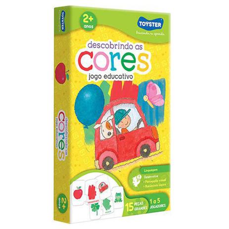 Descobrindo as Cores Jogo Educativo Toyster Menor preço em Descobrindo as Cores Jogo Educativo Toyster