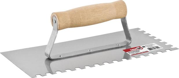 Desempenadeira aço dentada 12,0x25,5cm cabo madeira fechado - Nove54 Menor preço em Desempenadeira aço dentada 12,0x25,5cm cabo madeira fechado - Nove54