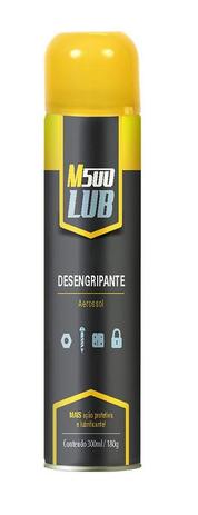 Desengripante M500 LUB Spray Óleo Lubrificante Anticorrosivo 300ml / 180g Menor preço em Desengripante M500 LUB Spray Óleo Lubrificante Anticorrosivo 300ml / 180g