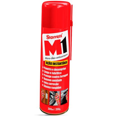 Desengripante Spray Anticorrosivo M1215 300ml Starrett Menor preço em Desengripante Spray Anticorrosivo M1215 300ml Starrett
