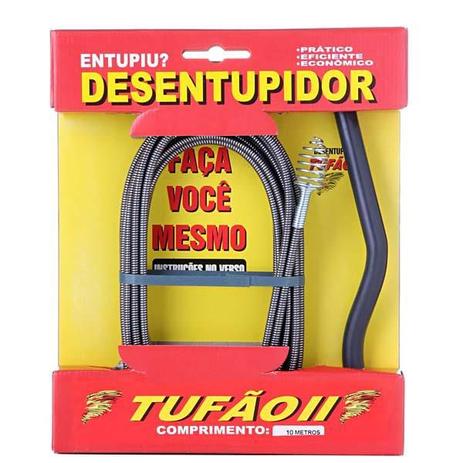 Desentupidor Manual de Canos e Encanamentos Flexível 10 Metros Tufão II - Overtime Menor preço em Desentupidor Manual de Canos e Encanamentos Flexível 10 Metros Tufão II - Overtime