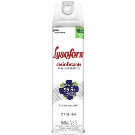 Desinfetante Lysoform Spray Original 360ml é boa?