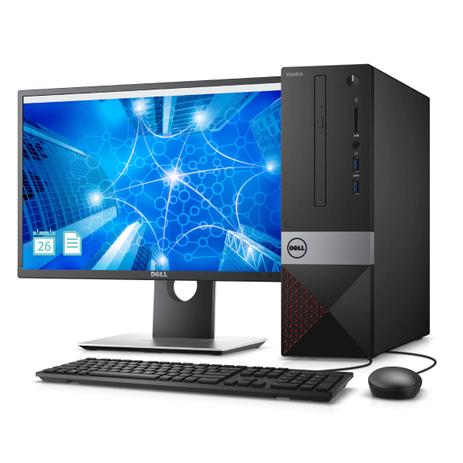 Desktop Dell Vostro VST-3268-A40M 7ª Geração Intel Core i5 8GB 1TB Windows 10 Pro com Monitor 21.5"