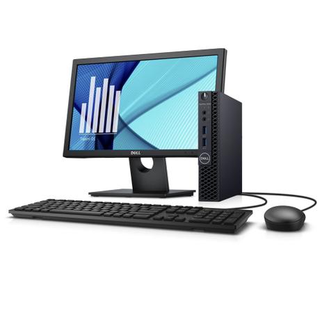 Desktop Empresarial OptiPlex 3060 Micro-P30M 8ª Geração Intel Core i5 4GB 500GB Win 10 Pro Monitor - Dell Menor preço em Desktop Empresarial OptiPlex 3060 Micro-P30M 8ª Geração Intel Core i5 4GB 500GB Win 10 Pro Monitor - Dell