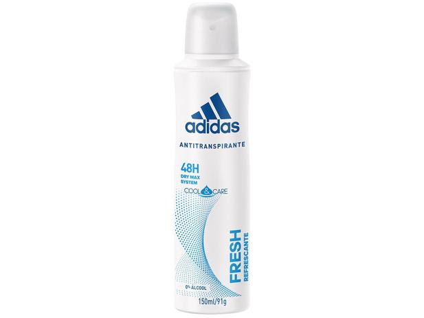 Menor preço em Desodorante Adidas Fresh Cool & Care Aerossol - Antitranspirante Feminino 150ml