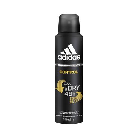 Desodorante aerosol adidas masculino 48h - control 150ml Menor preço em Desodorante aerosol adidas masculino 48h - control 150ml